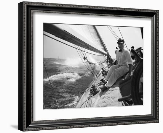 Sailing on Lake Michigan-null-Framed Photographic Print