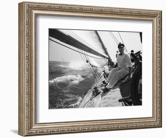 Sailing on Lake Michigan-null-Framed Photographic Print