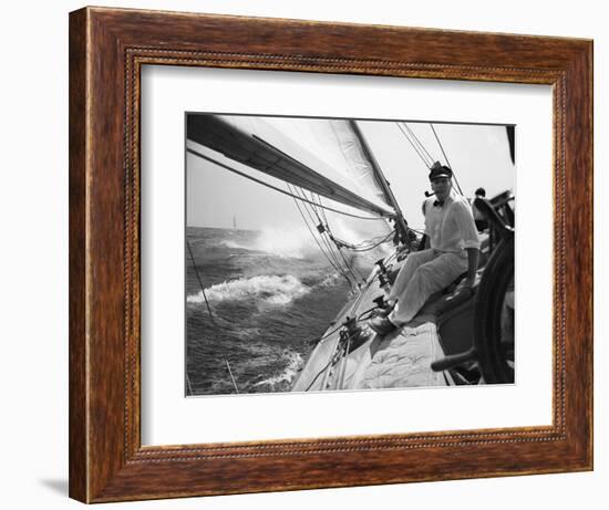 Sailing on Lake Michigan-null-Framed Photographic Print