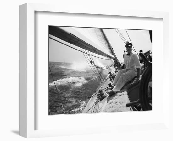 Sailing on Lake Michigan-null-Framed Photographic Print