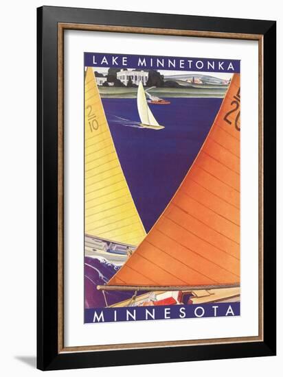 Sailing on Lake Minnetonka-null-Framed Art Print