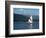 Sailing on Lake Siskiyou, Mt. Shasta, CA-Mark Gibson-Framed Photographic Print