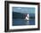 Sailing on Lake Siskiyou, Mt. Shasta, CA-Mark Gibson-Framed Photographic Print