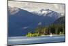 Sailing on Lake Wanaka, Wanaka, Otago, South Island, New Zealand, Pacific-Stuart Black-Mounted Photographic Print