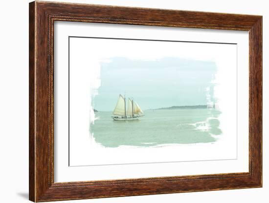 Sailing on the Bay-Sue Schlabach-Framed Art Print