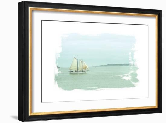 Sailing on the Bay-Sue Schlabach-Framed Art Print