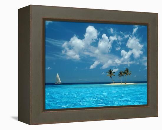 Sailing on the Blue Sea-Bill Ross-Framed Premier Image Canvas