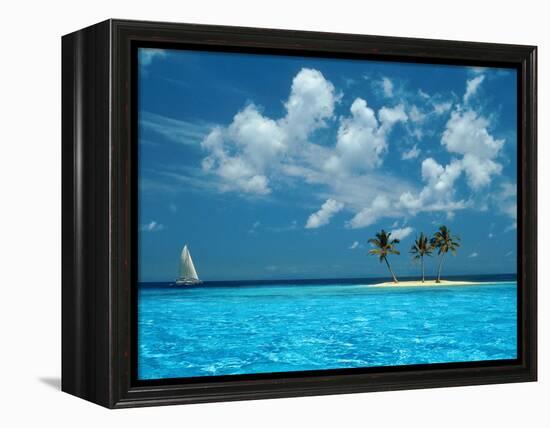 Sailing on the Blue Sea-Bill Ross-Framed Premier Image Canvas