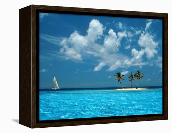 Sailing on the Blue Sea-Bill Ross-Framed Premier Image Canvas