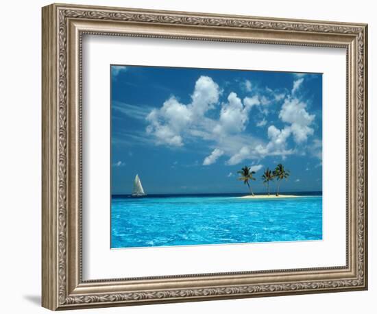 Sailing on the Blue Sea-Bill Ross-Framed Photographic Print