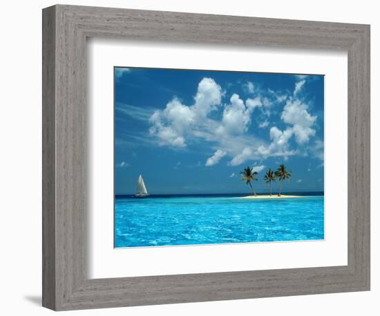 Sailing on the Blue Sea-Bill Ross-Framed Photographic Print