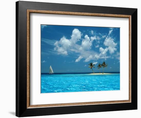 Sailing on the Blue Sea-Bill Ross-Framed Photographic Print