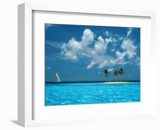 Sailing on the Blue Sea-Bill Ross-Framed Photographic Print