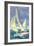 Sailing Race, Newport, Rhode Island-null-Framed Art Print