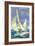 Sailing Race, Newport, Rhode Island-null-Framed Art Print