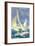 Sailing Race, Newport, Rhode Island-null-Framed Art Print