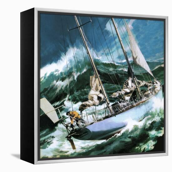 Sailing Round the World -- the Wrong Way-Wilf Hardy-Framed Premier Image Canvas