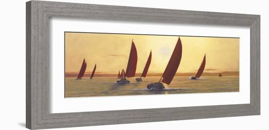 Sailing, Sailing-Diane Romanello-Framed Art Print