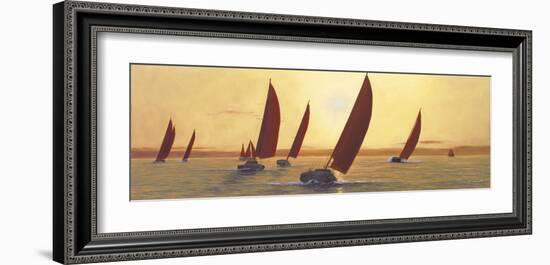 Sailing, Sailing-Diane Romanello-Framed Art Print