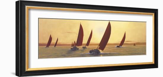 Sailing, Sailing-Diane Romanello-Framed Art Print