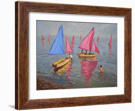 Sailing School , Bognor Regis, 2012-Andrew Macara-Framed Giclee Print