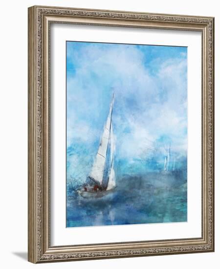 Sailing Sea 1-Ken Roko-Framed Art Print