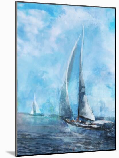 Sailing Sea 2-Ken Roko-Mounted Art Print