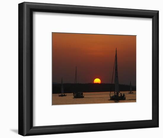 Sailing Season Begins, Gilford, New Hampshire-Jim Cole-Framed Photographic Print