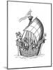 Sailing Ship, 1445-Henry Shaw-Mounted Giclee Print