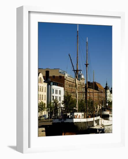 Sailing Ship on Inner Harbor, Helsinki, Finland-Nancy & Steve Ross-Framed Photographic Print