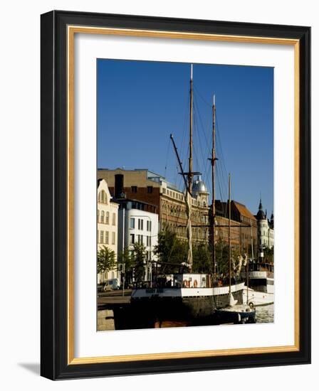 Sailing Ship on Inner Harbor, Helsinki, Finland-Nancy & Steve Ross-Framed Photographic Print