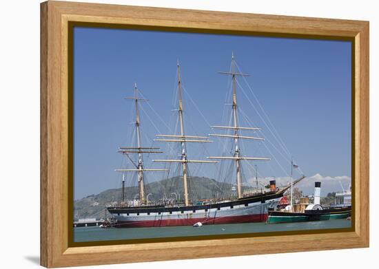Sailing Ship T.S. Balclutha at Hyde Street Pier, San Francisco, California, Usa-Rainer Mirau-Framed Premier Image Canvas