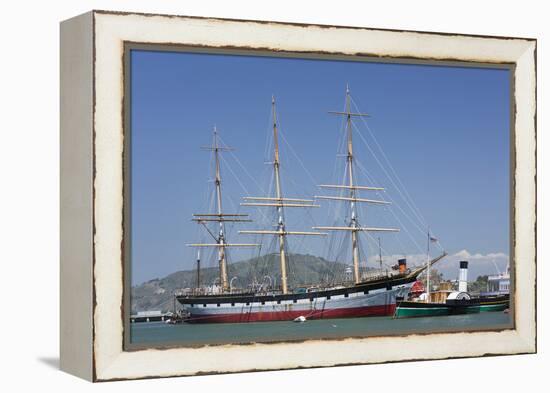 Sailing Ship T.S. Balclutha at Hyde Street Pier, San Francisco, California, Usa-Rainer Mirau-Framed Premier Image Canvas