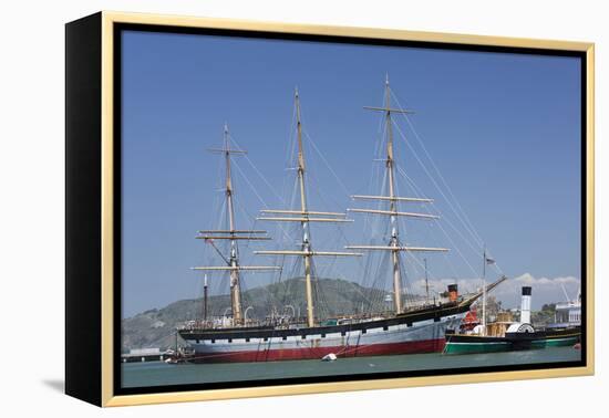 Sailing Ship T.S. Balclutha at Hyde Street Pier, San Francisco, California, Usa-Rainer Mirau-Framed Premier Image Canvas