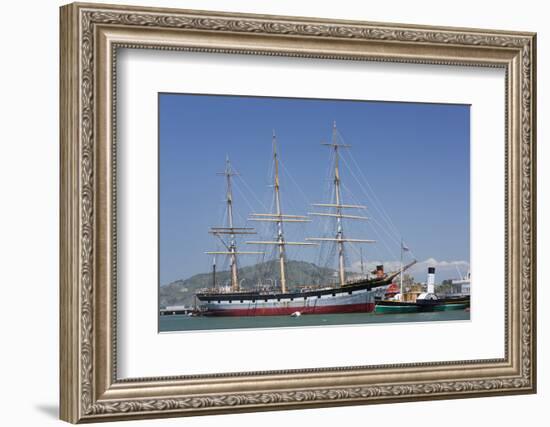 Sailing Ship T.S. Balclutha at Hyde Street Pier, San Francisco, California, Usa-Rainer Mirau-Framed Photographic Print