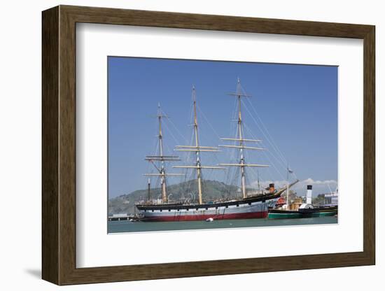 Sailing Ship T.S. Balclutha at Hyde Street Pier, San Francisco, California, Usa-Rainer Mirau-Framed Photographic Print