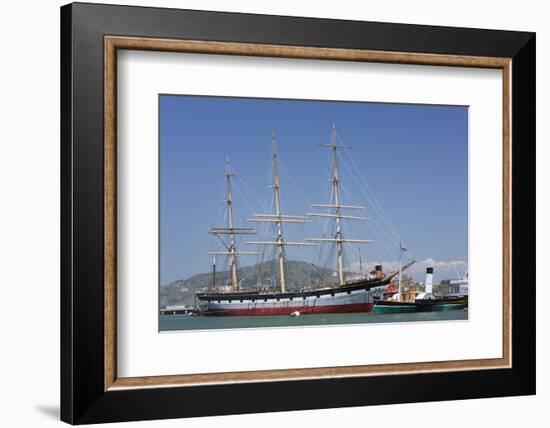Sailing Ship T.S. Balclutha at Hyde Street Pier, San Francisco, California, Usa-Rainer Mirau-Framed Photographic Print