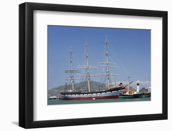 Sailing Ship T.S. Balclutha at Hyde Street Pier, San Francisco, California, Usa-Rainer Mirau-Framed Photographic Print