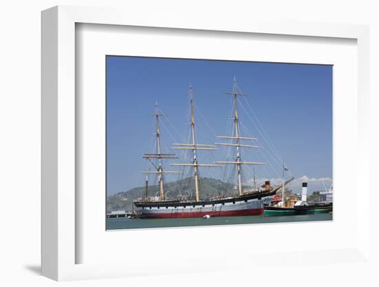 Sailing Ship T.S. Balclutha at Hyde Street Pier, San Francisco, California, Usa-Rainer Mirau-Framed Photographic Print