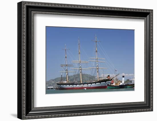 Sailing Ship T.S. Balclutha at Hyde Street Pier, San Francisco, California, Usa-Rainer Mirau-Framed Photographic Print