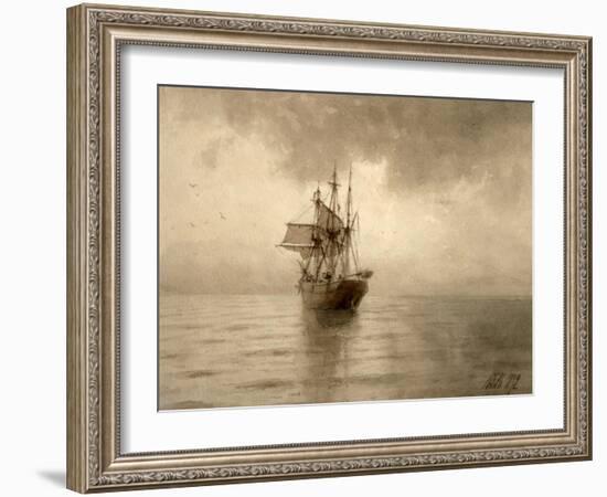 Sailing Ship-Lev Felixovich Lagorio-Framed Giclee Print