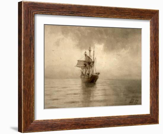 Sailing Ship-Lev Felixovich Lagorio-Framed Giclee Print