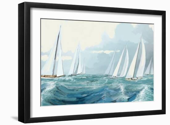 Sailing Ships I-Rick Novak-Framed Art Print