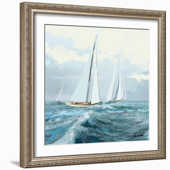 Sailing Ships III-Rick Novak-Framed Art Print