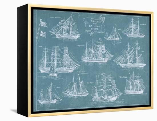 Sailing Ships-Hugo Wild-Framed Stretched Canvas