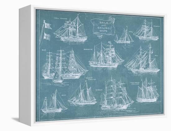 Sailing Ships-Hugo Wild-Framed Stretched Canvas