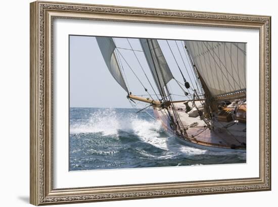 Sailing Splatter-Ben Wood-Framed Giclee Print