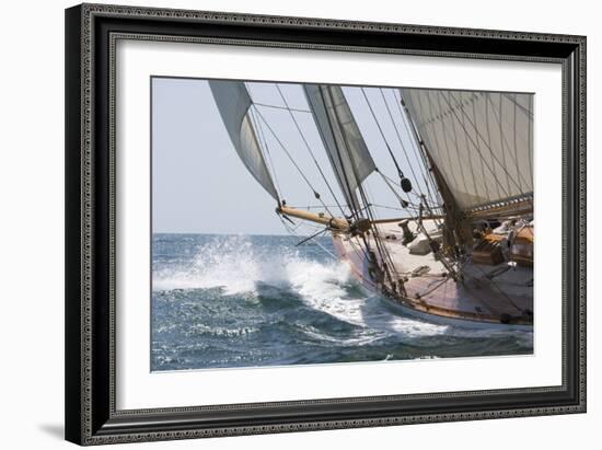 Sailing Splatter-Ben Wood-Framed Giclee Print