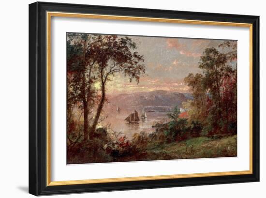 Sailing (The Hudson at Tappan Zee), 1883-Jasper Francis Cropsey-Framed Giclee Print