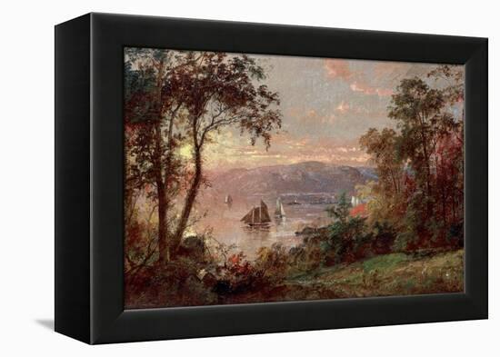 Sailing (The Hudson at Tappan Zee), 1883-Jasper Francis Cropsey-Framed Premier Image Canvas